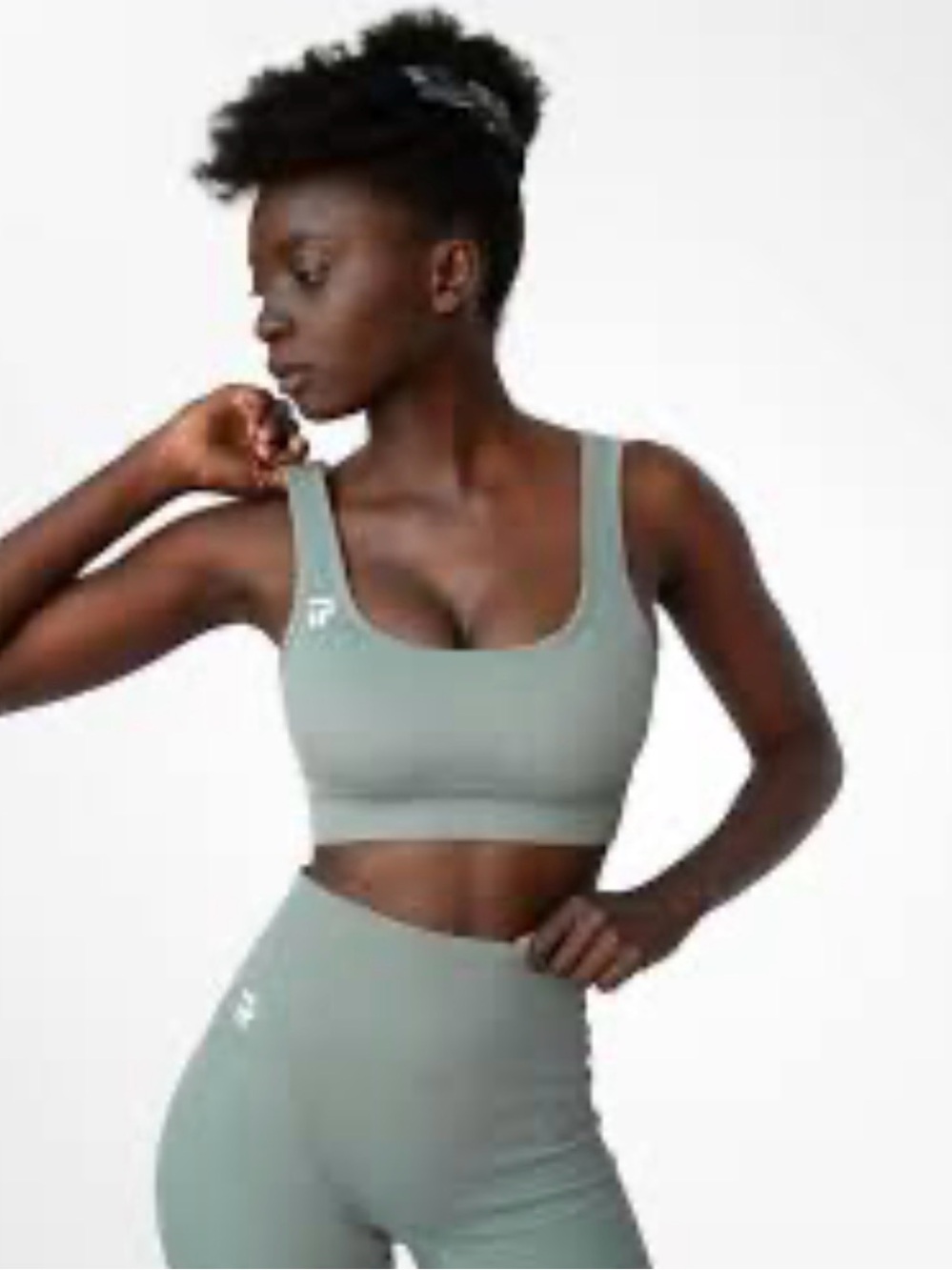 Peloton seamless ribbed legging and sports bra set. Size xs/s